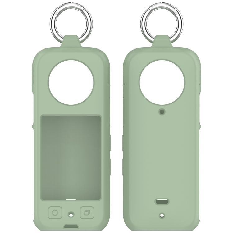 For Insta360 X3 Portable Silicone Protective Case(Ice Green) - Case & Bags by PMC Jewellery | Online Shopping South Africa | PMC Jewellery | Buy Now Pay Later Mobicred