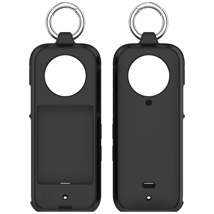 For Insta360 X3 Portable Silicone Protective Case(Black) - Case & Bags by PMC Jewellery | Online Shopping South Africa | PMC Jewellery | Buy Now Pay Later Mobicred