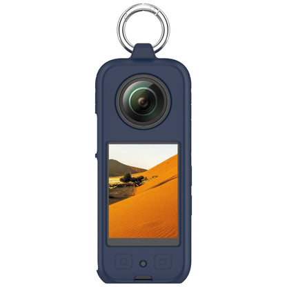 For Insta360 X3 Portable Silicone Protective Case(Midnight Blue) - Case & Bags by PMC Jewellery | Online Shopping South Africa | PMC Jewellery | Buy Now Pay Later Mobicred