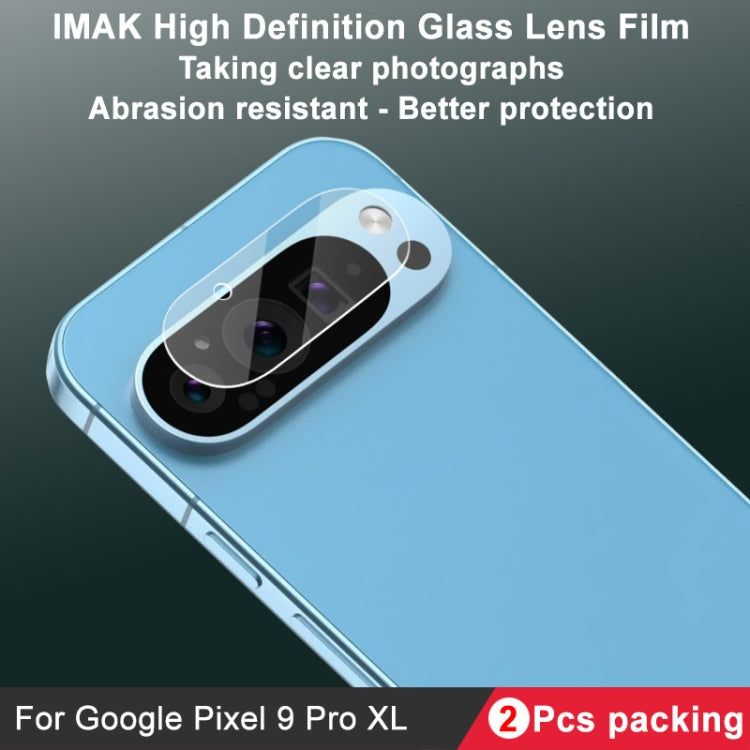 For Google Pixel 9 Pro XL 2pcs/Set imak HD Glass Lens Film, Scaled Down Version - Other by imak | Online Shopping South Africa | PMC Jewellery | Buy Now Pay Later Mobicred