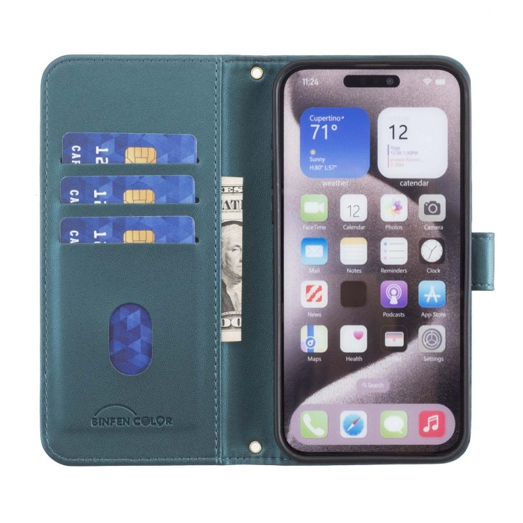 For Google Pixel 9 Pro Square Texture Leather Phone Case(Green) - Google Cases by PMC TechLife | Online Shopping South Africa | PMC TechLife | Buy Now Pay Later Mobicred