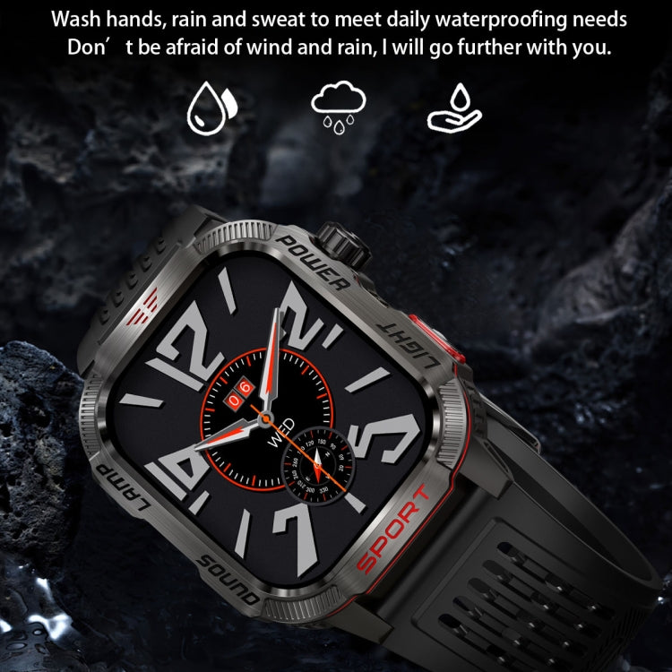 HT29 2.01 inch IPS Screen Triple Proof Smart Watch with Banknote Detector Light(Yellow) - Smart Watches by PMC TechLife | Online Shopping South Africa | PMC TechLife | Buy Now Pay Later Mobicred