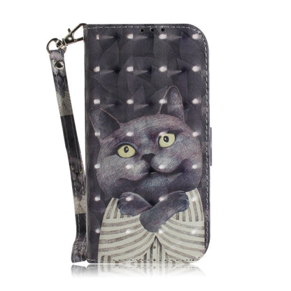 For Samsung Galaxy S25 Ultra 5G 3D Colored Horizontal Flip Leather Phone Case(Hug Cat) - Galaxy S25 Ultra 5G Cases by PMC Jewellery | Online Shopping South Africa | PMC Jewellery | Buy Now Pay Later Mobicred