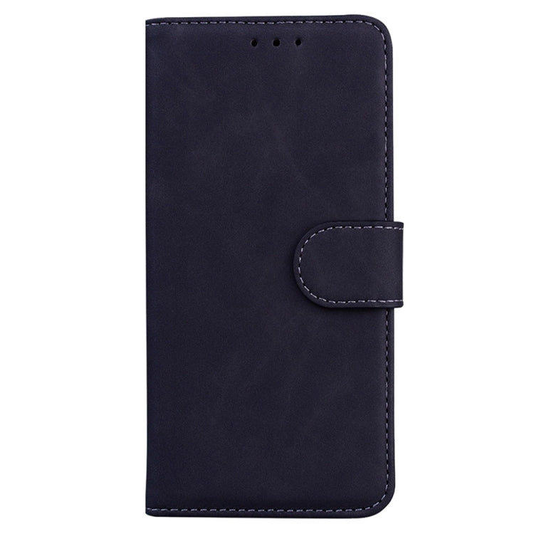 For Samsung Galaxy S25 Ultra 5G Skin Feel Pure Color Flip Leather Phone Case(Black) - Galaxy S25 Ultra 5G Cases by PMC Jewellery | Online Shopping South Africa | PMC Jewellery | Buy Now Pay Later Mobicred