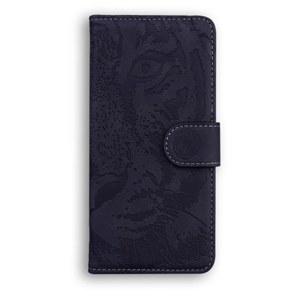 For Samsung Galaxy S25 5G Tiger Embossing Pattern Flip Leather Phone Case(Black) - Galaxy S25 5G Cases by PMC Jewellery | Online Shopping South Africa | PMC Jewellery | Buy Now Pay Later Mobicred