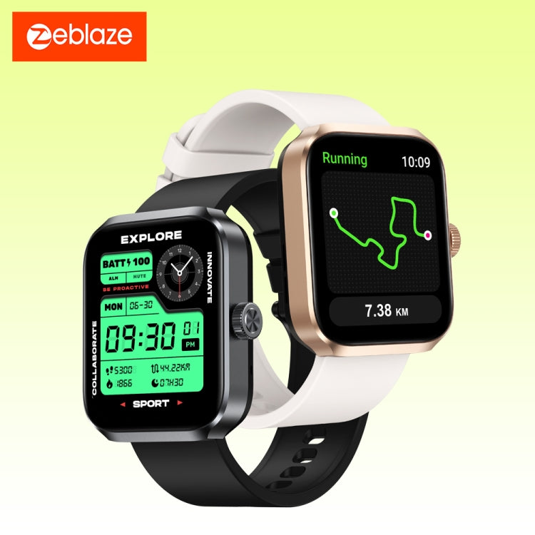 Zeblaze Beyond 3 Plus 1.78 inch Screen Stylish GPS Smart Watch, Support Bluetooth Calling / Heart Rate / Blood Oxygen Monitor(White) - Smart Watches by Zeblaze | Online Shopping South Africa | PMC Jewellery | Buy Now Pay Later Mobicred