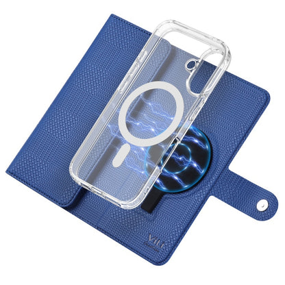 For iPhone 16 ViLi GHA-C Series RFID MagSafe Magnetic Flip Leather Phone Case(Blue) - iPhone 16 Cases by ViLi | Online Shopping South Africa | PMC Jewellery | Buy Now Pay Later Mobicred