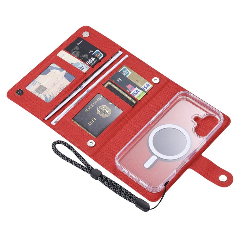 For iPhone 13 Pro ViLi GHA-C Series RFID MagSafe Magnetic Flip Leather Phone Case(Red) - iPhone 13 Pro Cases by ViLi | Online Shopping South Africa | PMC Jewellery | Buy Now Pay Later Mobicred