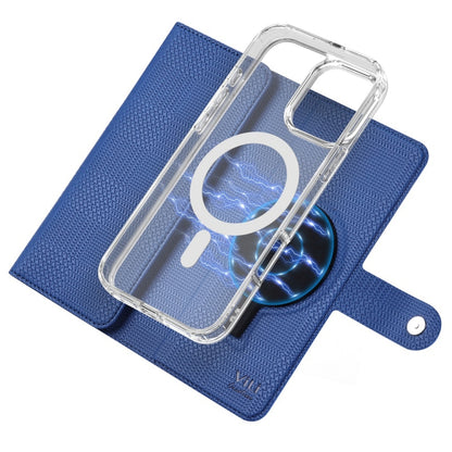 For iPhone 14 Pro ViLi GHB-C Series RFID MagSafe Magnetic Flip Leather Phone Case(Blue) - iPhone 14 Pro Cases by ViLi | Online Shopping South Africa | PMC Jewellery | Buy Now Pay Later Mobicred