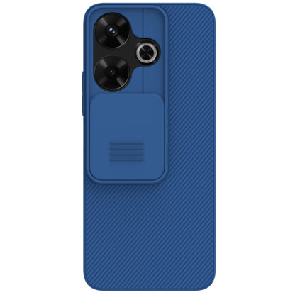 For Redmi Note 13R 5G / 13 4G NILLKIN Black Mirror Series Camshield PC Phone Case(Blue) - Redmi 13 Cases by NILLKIN | Online Shopping South Africa | PMC Jewellery | Buy Now Pay Later Mobicred