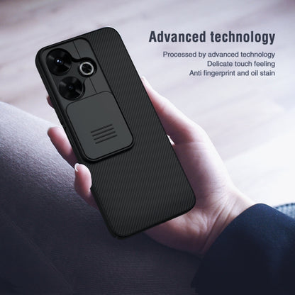 For Xiaomi Poco M6 4G NILLKIN Black Mirror Series Camshield PC Phone Case(Black) - Xiaomi Cases by NILLKIN | Online Shopping South Africa | PMC Jewellery | Buy Now Pay Later Mobicred