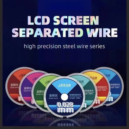 0.04mm x 100m Curved LCD Screen Separation Diamond Wire - Others by PMC Jewellery | Online Shopping South Africa | PMC Jewellery | Buy Now Pay Later Mobicred