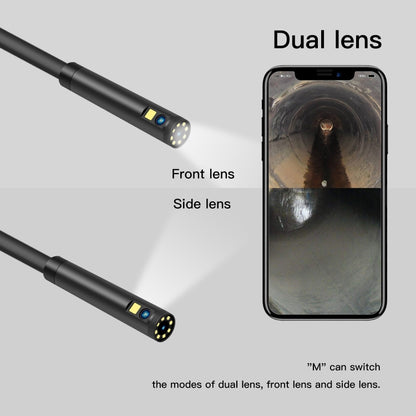 F280 1080P IP68 Waterproof Dual Camera WiFi Digital Endoscope, Length:1m Snake Tube(Black) -  by PMC Jewellery | Online Shopping South Africa | PMC Jewellery | Buy Now Pay Later Mobicred