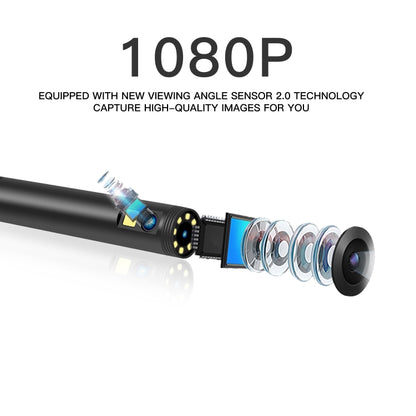 F280 1080P IP68 Waterproof Dual Camera WiFi Digital Endoscope, Length:3m Snake Tube(Black) -  by PMC Jewellery | Online Shopping South Africa | PMC Jewellery | Buy Now Pay Later Mobicred