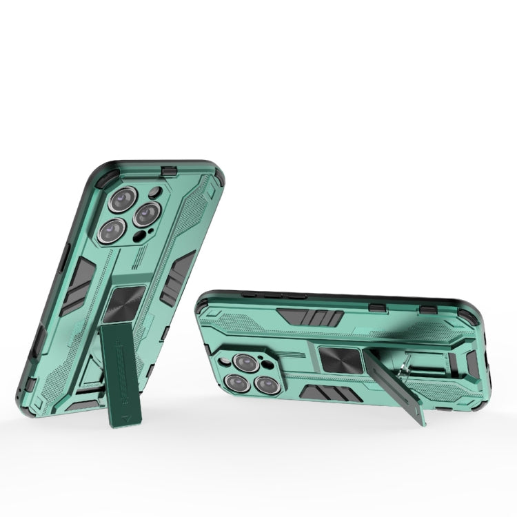 For iPhone 16 Pro Max Supersonic PC + TPU Holder Phone Case(Green) - iPhone 16 Pro Max Cases by PMC TechLife | Online Shopping South Africa | PMC TechLife | Buy Now Pay Later Mobicred