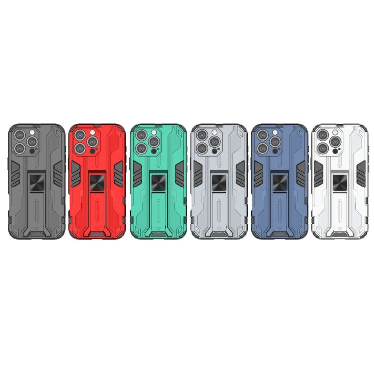 For iPhone 16 Pro Max Supersonic PC + TPU Holder Phone Case(Green) - iPhone 16 Pro Max Cases by PMC TechLife | Online Shopping South Africa | PMC TechLife | Buy Now Pay Later Mobicred