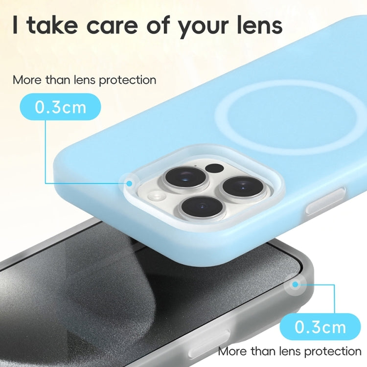 For iPhone 16 Pro Jelly Liquid Silicone MagSafe Magnetic Phone Case(Yellow) - iPhone 16 Pro Cases by PMC TechLife | Online Shopping South Africa | PMC TechLife | Buy Now Pay Later Mobicred