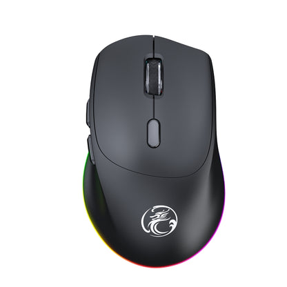 iMICE G905 Bluetooth Dual Mode 6-Key Silent Wireless Gaming Mouse(Black) - Wireless Mice by iMICE | Online Shopping South Africa | PMC Jewellery | Buy Now Pay Later Mobicred