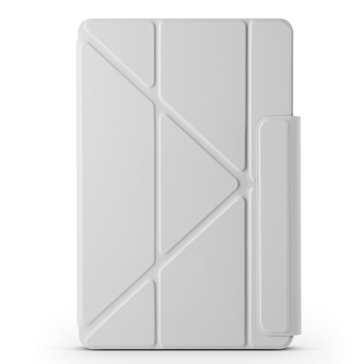 For Huawei MatePad Pro 11 2024 / 2022 Fixed Buckle Magnetic Deformation Leather Tablet Case(Grey) - Huawei by PMC Jewellery | Online Shopping South Africa | PMC Jewellery | Buy Now Pay Later Mobicred