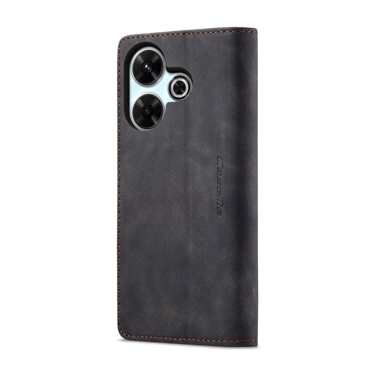 For Redmi 13 CaseMe 013 Multifunctional Horizontal Flip Leather Phone Case(Black) - Redmi 13 Cases by CaseMe | Online Shopping South Africa | PMC Jewellery | Buy Now Pay Later Mobicred