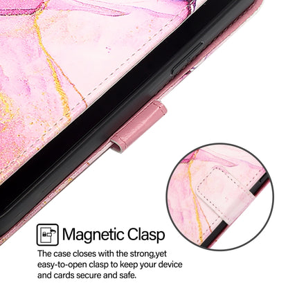 For Redmi K70 Ultra 5G Global PT003 Marble Pattern Flip Leather Phone Case(Pink Purple Gold) - Xiaomi Cases by PMC Jewellery | Online Shopping South Africa | PMC Jewellery | Buy Now Pay Later Mobicred