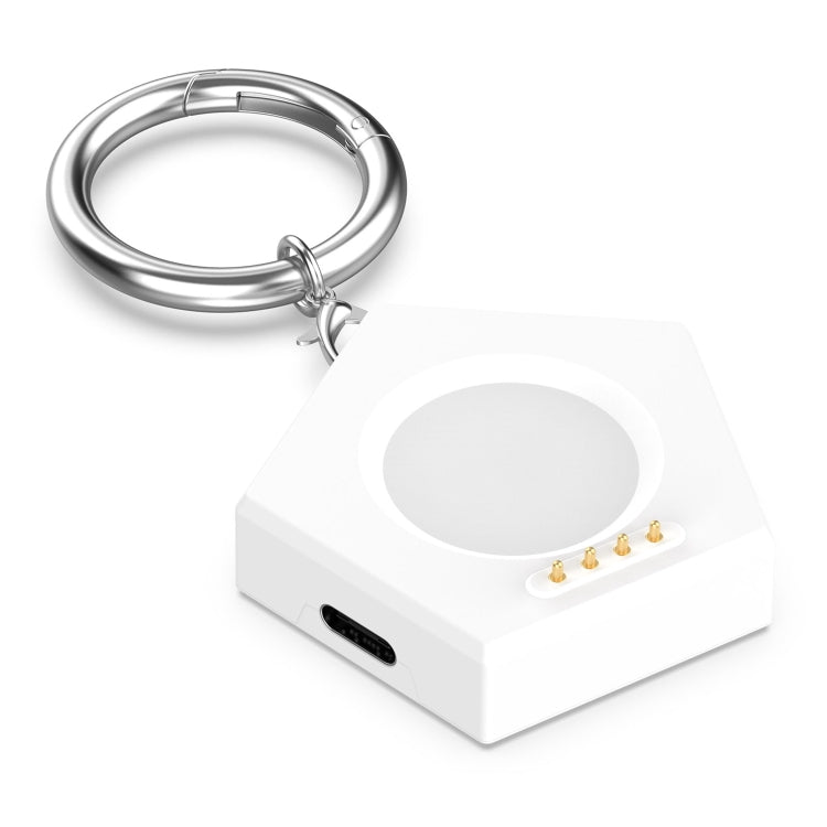 For OnePlus Watch 2R Portable Smart Watch Charger(White) - Charger by PMC Jewellery | Online Shopping South Africa | PMC Jewellery | Buy Now Pay Later Mobicred