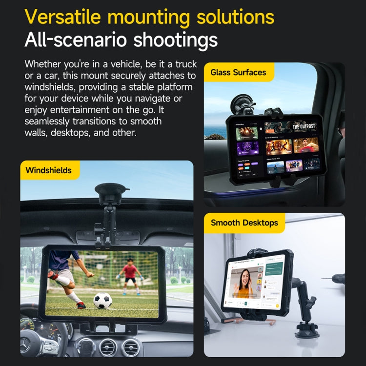 Ulefone UAN02 Armor Mount Max Car Phone Tablet Holder(Black) - Car Holders by Ulefone | Online Shopping South Africa | PMC Jewellery | Buy Now Pay Later Mobicred