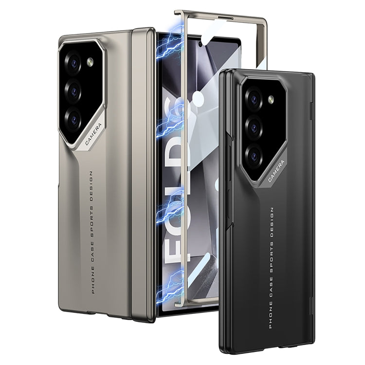 For Samsung Galaxy Z Fold6 GKK Integrated Folding Supercar Phone Case(Grey) - Galaxy Z Fold6 5G Cases by GKK | Online Shopping South Africa | PMC Jewellery | Buy Now Pay Later Mobicred