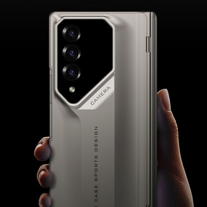 For Samsung Galaxy Z Fold4 GKK Integrated Folding Supercar Phone Case(Black) - Galaxy Z Fold4 5G Cases by GKK | Online Shopping South Africa | PMC Jewellery | Buy Now Pay Later Mobicred