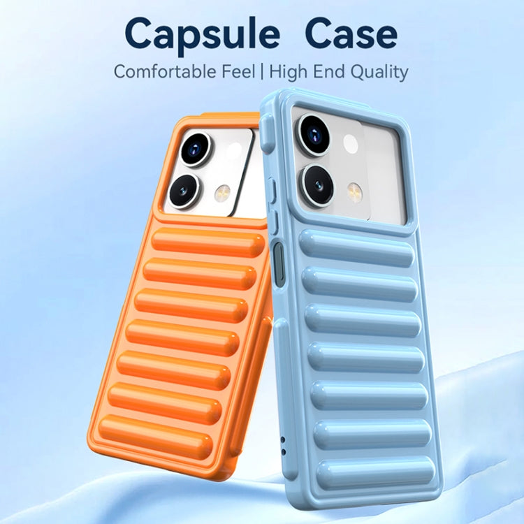 For Redmi K70 Capsule Series Candy Color TPU Phone Case(Orange) - K70 Cases by PMC Jewellery | Online Shopping South Africa | PMC Jewellery | Buy Now Pay Later Mobicred