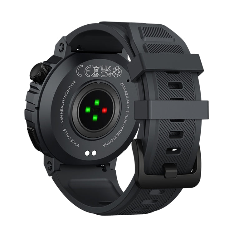 Zeblaze Ares 3 Plus 1.43 inch Fitness & Wellness Smart Watch Supports 24H Health Monitoring(Lava Black) - Smart Watches by Zeblaze | Online Shopping South Africa | PMC Jewellery | Buy Now Pay Later Mobicred