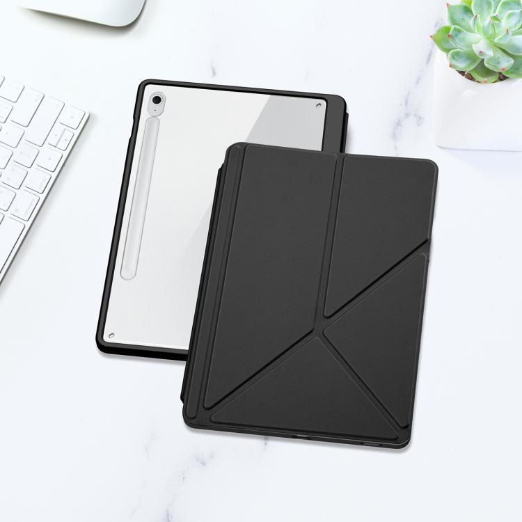 For Samsung Galaxy Tab S10 FE+ DUX DUCIS Magi Series Smart Leather Tablet Case(Black) - free shipping - PMc TechLife - Order now!