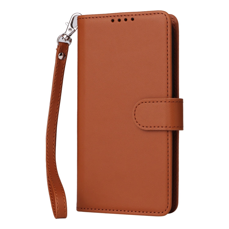 For Samsung Galaxy S24 FE 5G BETOPNICE BN-005 2 in 1 Detachable Imitate Genuine Leather Phone Case(Brown) - Galaxy S24 FE 5G Cases by BETOPNICE | Online Shopping South Africa | PMC Jewellery | Buy Now Pay Later Mobicred