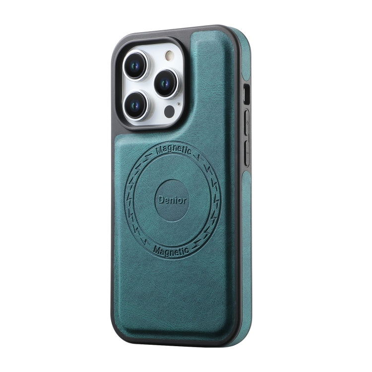 For iPhone 16 Plus Denior A13 Skin Feel MagSafe Phone Case(Blue) - iPhone 16 Plus Cases by Denior | Online Shopping South Africa | PMC Jewellery | Buy Now Pay Later Mobicred