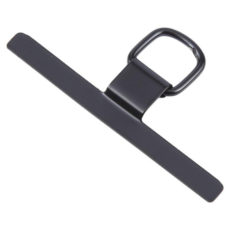 T-shape Metal Mobile Phone Lanyard Fixing Gasket(Black) - Lanyards & Wrist Straps by PMc TechLife | Online Shopping South Africa | PMc TechLife | Buy Now Pay Later Mobicred