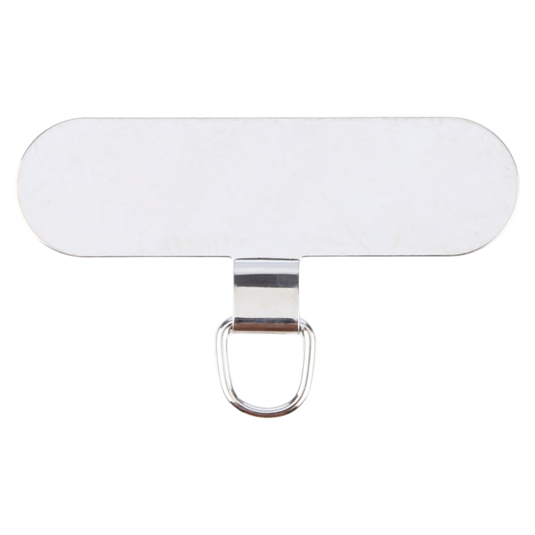 Oval Metal Mobile Phone Lanyard Fixing Gasket(Silver) - free shipping - PMc TechLife - Order now!
