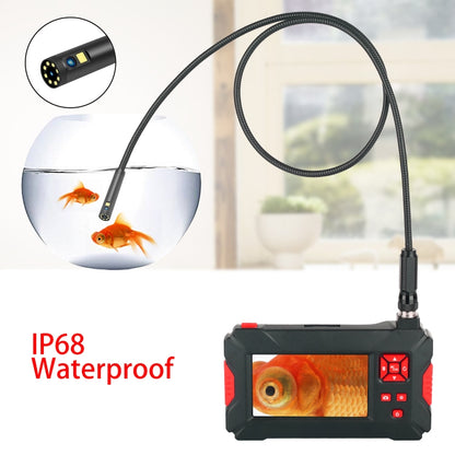 P30 8mm 1080P IP68 Waterproof 4.3 inch Screen Dual Camera Digital Endoscope, Length:5m Snake Tube(Black) -  by PMC Jewellery | Online Shopping South Africa | PMC Jewellery | Buy Now Pay Later Mobicred