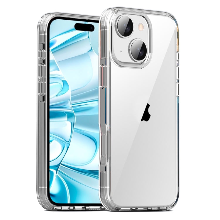 For iPhone 16 Plus TPE Airbag TPU+ PC Full Coverage Phone Case(Transparent) - iPhone 16 Plus Cases by PMC TechLife | Online Shopping South Africa | PMC TechLife | Buy Now Pay Later Mobicred