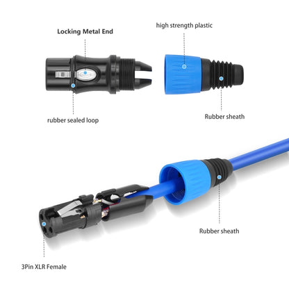 4 Color / Set JC1015 XLR 3pin Male to Female Audio Cable, Length:1.8m - Microphone Audio Cable & Connector by PMC Jewellery | Online Shopping South Africa | PMC Jewellery | Buy Now Pay Later Mobicred