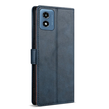 For Motorola Moto G Play 2024 N.BEKUS CSJ-P1 Solid Color Leather Phone Case(Blue) - Motorola Cases by N.BEKUS | Online Shopping South Africa | PMC Jewellery | Buy Now Pay Later Mobicred