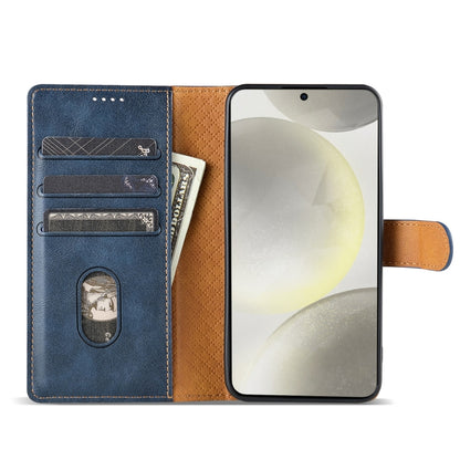 For Samsung Galaxy S24+ 5G N.BEKUS CSJ-P1 Solid Color Leather Phone Case(Blue) - Galaxy S24+ 5G Cases by N.BEKUS | Online Shopping South Africa | PMC Jewellery | Buy Now Pay Later Mobicred