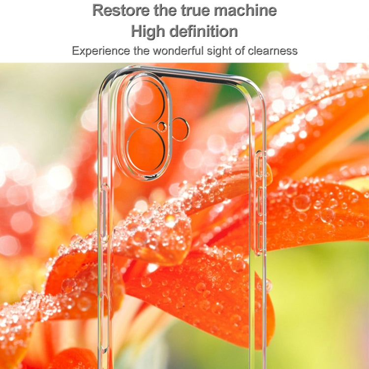 For iPhone 16 IMAK UX-5 Series Transparent TPU Phone Case - iPhone 16 Cases by imak | Online Shopping South Africa | PMC Jewellery | Buy Now Pay Later Mobicred