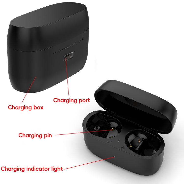 For Jabra Elite 85T Wireless Bluetooth Earphone Charging Box(Black) - Other Accessories by PMC Jewellery | Online Shopping South Africa | PMC Jewellery | Buy Now Pay Later Mobicred