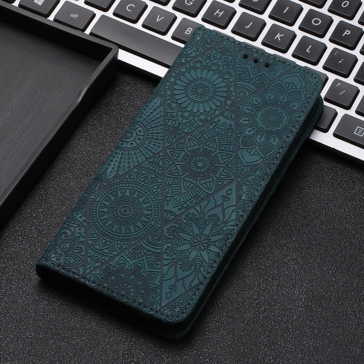 For Google Pixel 9 Pro XL Ethnic Embossed Adsorption Leather Phone Case(Blue) - Google Cases by PMC Jewellery | Online Shopping South Africa | PMC Jewellery | Buy Now Pay Later Mobicred