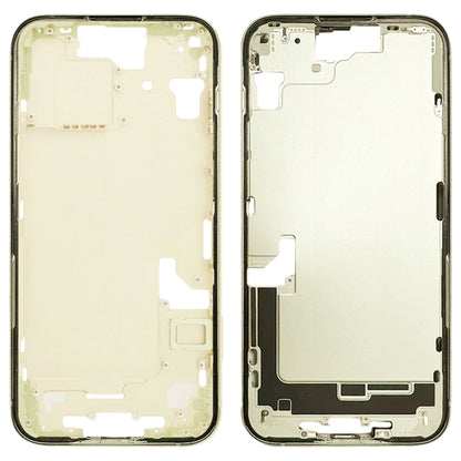 For iPhone 15 Middle Frame Bezel Plate with Side Keys + Card Tray, Version:US Version(Yellow) - LCD Related Parts by PMC Jewellery | Online Shopping South Africa | PMC Jewellery | Buy Now Pay Later Mobicred