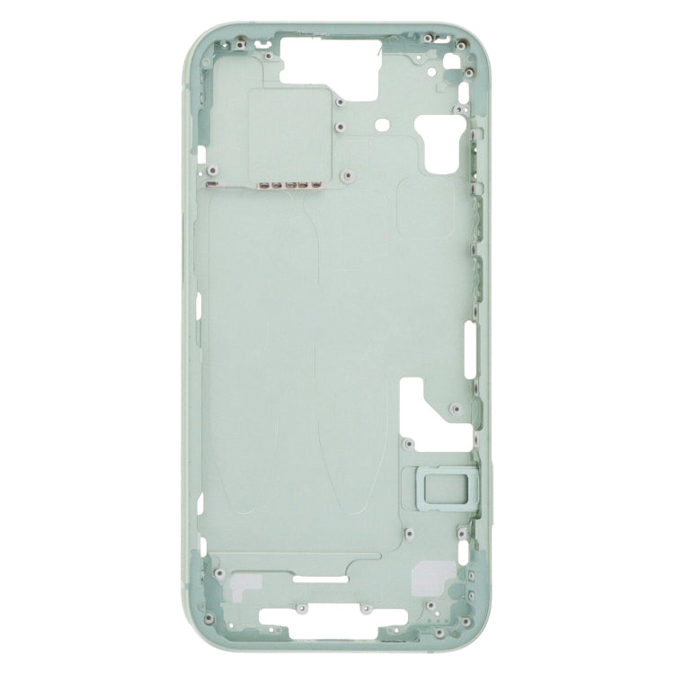 For iPhone 15 Middle Frame Bezel Plate with Side Keys + Card Tray, Version:US Version(Green) - LCD Related Parts by PMC Jewellery | Online Shopping South Africa | PMC Jewellery | Buy Now Pay Later Mobicred