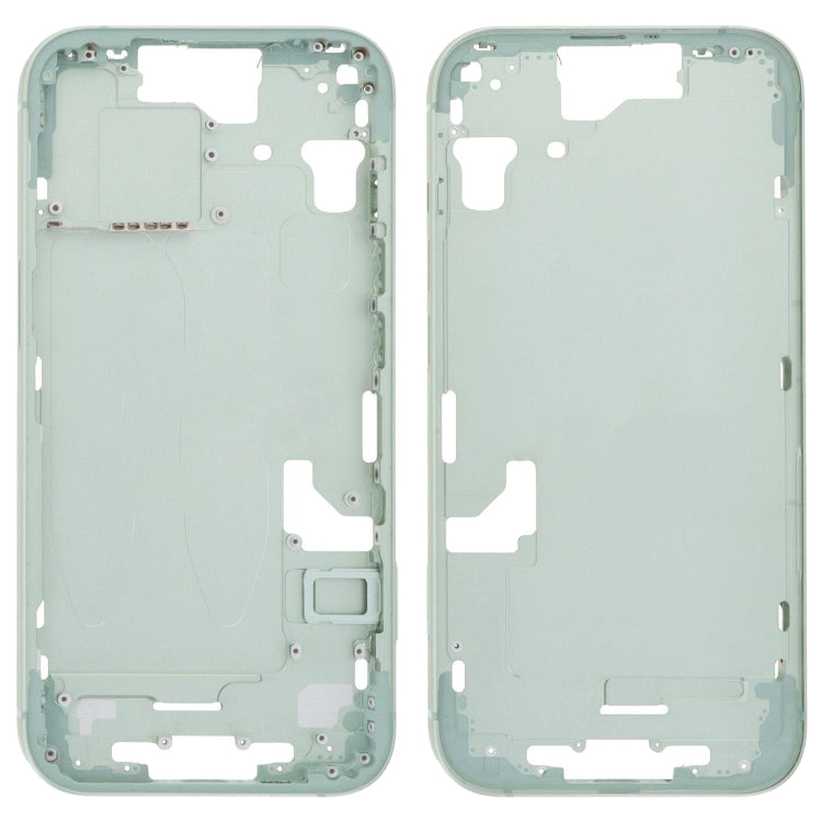 For iPhone 15 Middle Frame Bezel Plate with Side Keys + Card Tray, Version:CE EU Version(Green) - LCD Related Parts by PMC Jewellery | Online Shopping South Africa | PMC Jewellery | Buy Now Pay Later Mobicred