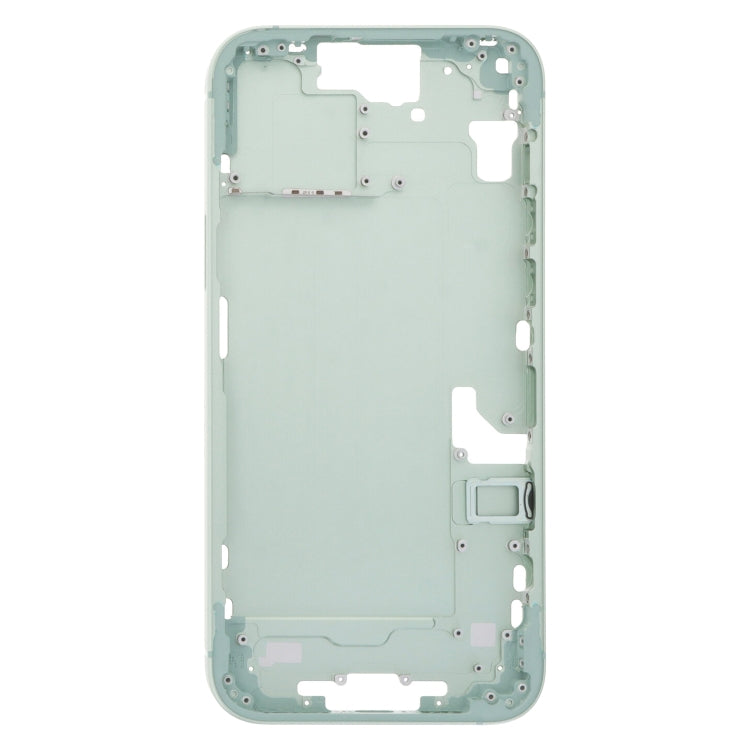 For iPhone 15 Plus Middle Frame Bezel Plate with Side Keys + Card Tray, Version:US Version(Green) - LCD Related Parts by PMC Jewellery | Online Shopping South Africa | PMC Jewellery | Buy Now Pay Later Mobicred