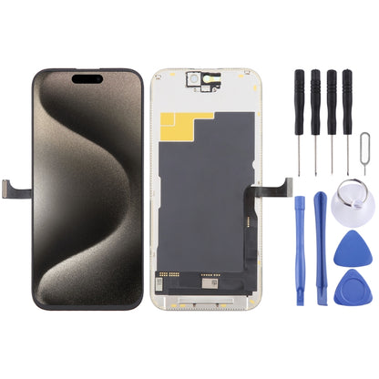 For iPhone 15 Pro YK OLED LCD Screen with Digitizer Full Assembly, Remove IC Need Professional Repair - LCD Related Parts by PMC Jewellery | Online Shopping South Africa | PMC Jewellery | Buy Now Pay Later Mobicred