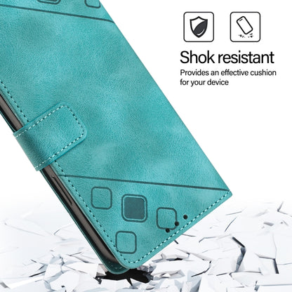 For Redmi K70 Ultra 5G Global Skin-feel Embossed Leather Phone Case(Green) - Xiaomi Cases by PMC Jewellery | Online Shopping South Africa | PMC Jewellery | Buy Now Pay Later Mobicred